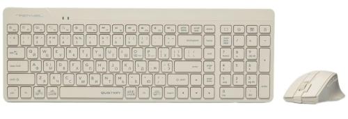 Комплект (Клавіатура та миша) A4Tech FG2400 Air Wireless Beige (FG2400 Air (Beige))
