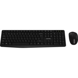 Комплект (Клавіатура та миша) Canyon SET-W01 Keyboard+Mouse Wireless Black (CNE-HSETW01)