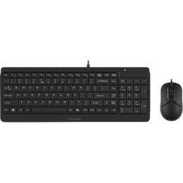 Комплект (Клавіатура та миша) A4Tech F1512 Fstyler USB Black (F1512 (Black))