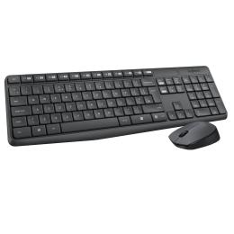 Комплект (Клавіатура та миша) Logitech MK235 Combo Wireless Graphite (920-007931)