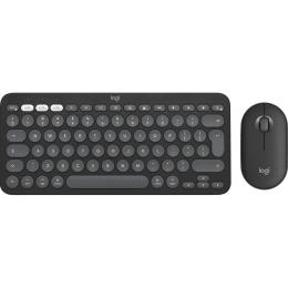 Комплект (Клавіатура та миша) Logitech Pebble 2 Combo for Mac Wireless Graphite (920-012244)