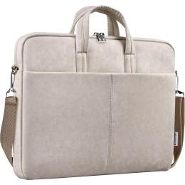 Сумка для ноутбука Defender 15.6' Solid, Beige, екокожа, 410х310х40 мм (26126) (26126_DEFENDER)