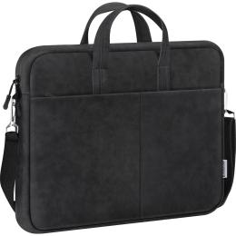 Сумка для ноутбука Defender 15.6' Solid, Black, екокожа, 410х310х40 мм (26091) (26091_DEFENDER)