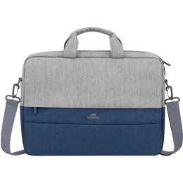 Сумка для ноутбука Rivacase 15.6" Grey/Dark Blue (7532) (7532 (Grey/Dark blue))