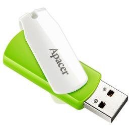 Флеш-накопичувач Apacer USB 32GB AH335 White/Green (AP32GAH335G-1)