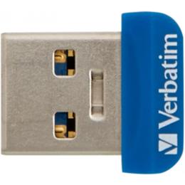 Флеш-накопичувач Verbatim USB флеш накопичувач 16GB Store 'n' Stay NANO Blue USB 3.0 (98709)