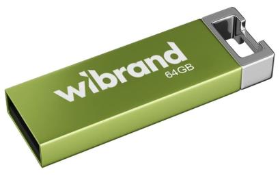 Флеш-накопичувач Wibrand Flash USB 2.0 Chameleon 64Gb Light green (WI2.0/CH64U6LG)
