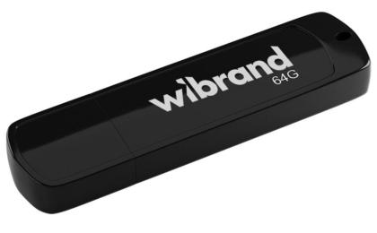 Флеш-накопичувач Wibrand Flash USB 2.0 Grizzly 64Gb Black (WI2.0/GR64P3B)