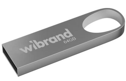 Флеш-накопичувач Wibrand Flash USB 2.0 Irbis 64Gb Silver (WI2.0/IR64U3S)