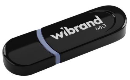 Флеш-накопичувач Wibrand Flash USB 2.0 Panther 64Gb Black (WI2.0/PA64P2B)