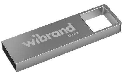 Флеш-накопичувач Wibrand Flash USB 2.0 Shark 32Gb Silver (WI2.0/SH32U4S)
