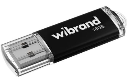 Флеш-накопичувач Wibrand Flash USB 2.0 Cougar 16Gb Black (WI2.0/CU16P1B)