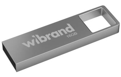 Флеш-накопичувач Wibrand Flash USB 2.0 Shark 16Gb Silver (WI2.0/SH16U4S)