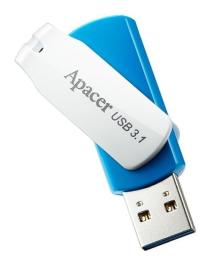 Флеш-накопичувач Apacer USB 3.1 AH357 64GB Blue (AP64GAH357U-1)