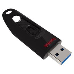 Флеш-накопичувач Sandisk USB 3.0 Ultra 128Gb (130Mb/s) Black (SDCZ48-128G-U46)