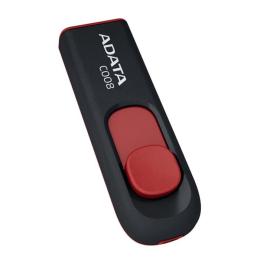 Флеш-накопичувач Adata Flash 64Gb C008 Black+Red USB 2.0 (AC008-64G-RKD)