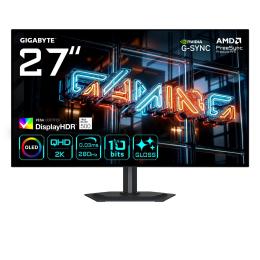 Монітор 27" GIGABYTE MO27Q28GR (MO27Q28GR Gaming Monitor) 2560x1440 (QHD 2K) OLED 280 Hz