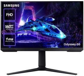 Монітор 23.8" Samsung Odyssey G3 (LS24DG300EIXUA) 1920x1080 (FullHD) VA 180 Hz