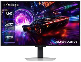 Монітор 32" Samsung Odyssey OLED G8 G81SF (LS32FG812SIXUA) 3840х2160 (UHD 4K) QD-OLED 240 Hz