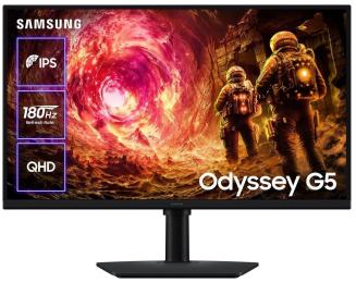 Монітор 27" Samsung Odyssey G5 (LS27FG500EIXUA) 2560x1440 (QHD, 2K) IPS 180 Hz