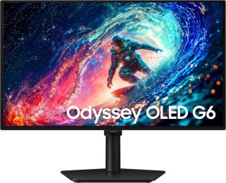 Монітор 27" Samsung Odyssey G6 (LS27HG610SIXUA) 2560x1440 (QHD, 2K) OLED 240 Hz