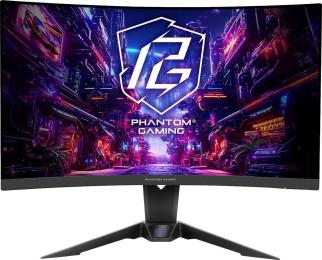 Монітор 27" ASRock PG27QRT2A Integrated Wi-Fi Curved (PG27QRT2A) 2560x1440 (QHD, 2K) VA 180 Hz
