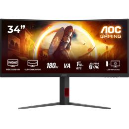 Монітор 34" AOC CU34G4 Curved (CU34G4) 3440x1440 (Ultra-Wide 2K) VA 180 Hz