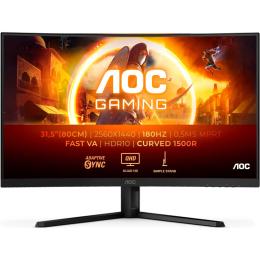 Монітор 31.5" AOC CQ32G4VE (CQ32G4VE) 2560x1440 (QHD, 2K) VA 180 Hz