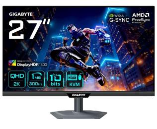 Монітор 27" GIGABYTE M27Q3 (M27Q3 Gaming Monitor) 2560x1440 (QHD, 2K) IPS 300/320 Hz