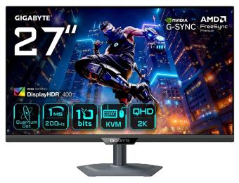 Монітор 27" GIGABYTE M27Q2 QD (M27Q2 QD Gaming Monitor) 2560x1440 (QHD, 2K) IPS 200/210 Hz