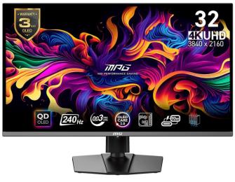Монітор 31.5" MSI MPG 321URX (MPG 321URX) 3840х2160 (UHD, 4K) QD-OLED 240 Hz
