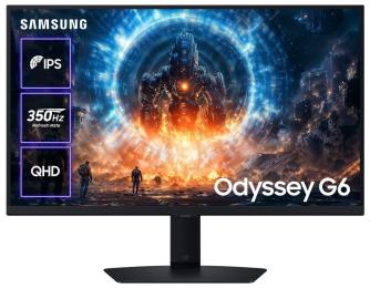 Монітор 27" Samsung Odyssey G6 (LS27FG606EIXUA) 2560x1440 (QHD, 2K) IPS 350 Hz