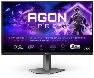 Монітор 26.5" AOC AGON Pro AG276QZD2 (AG276QZD2) 2560x1440 (QHD, 2K) QD-OLED 240 Hz