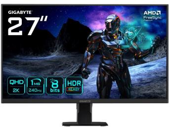 Монітор 27" GIGABYTE GS27Q X (GS27Q X Gaming Monitor) 2560x1440 (QHD, 2K) IPS 240/250 Hz