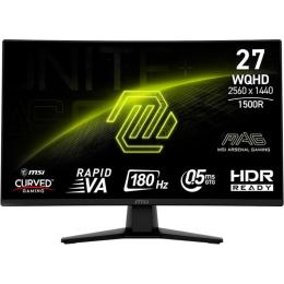 Монітор 27" MSI MAG 274CQF Curved QHD 180Hz (MAG 274CQF) 2560x1440 (QHD, 2K) VA 180 Hz