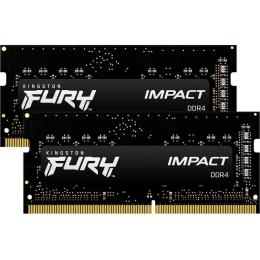 Модуль пам'яті Kingston Fury DDR4 64Gb (2x32) Impact 3200 MHz Sodimm (KF432S20IBK2/64)