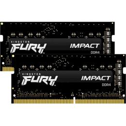 Модуль пам'яті Kingston Fury DDR4 32Gb (2x16) Impact 3200 MHz Sodimm (KF432S20IBK2/32)