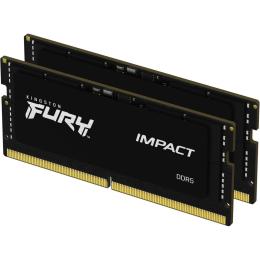 Модуль пам'яті Kingston Fury DDR5 32GB (2x16) Kingston Impact SODIMM 6000MHz FURY XMP (KF560S38IBK2-32)