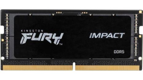 Модуль пам'яті Kingston Fury DDR5 32GB Kingston 4800MHz SODIMM FURY Impact (KF548S38IB-32)