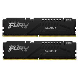 Модуль пам'яті Kingston Fury DDR5 64GB (2x32) 5600MHz Beast Black AMD EXPO/XMP 3.0 (KF556C36BBEK2-64)