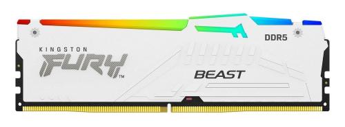 Модуль пам'яті Kingston Fury DDR5 32GB 5200MHz Beast White RGB XMP (KF552C40BWA-32)