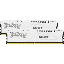 Модуль пам'яті Kingston Fury DDR5 32Gb (2x16) 6000MHz Beast White EXPO/XMP (KF560C36BWE2K2-32)