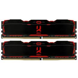 Модуль пам'яті GoodRam DDR4 16Gb (2x8) Iridium X 3200 MHz Black (IR-X3200D464L16SA/16GDC)