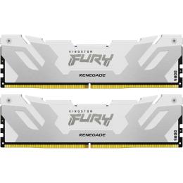 Модуль пам'яті Kingston DDR5 48GB (2x24) Fury 8000Mhz Renegade White (KF580C38RWK2-48)