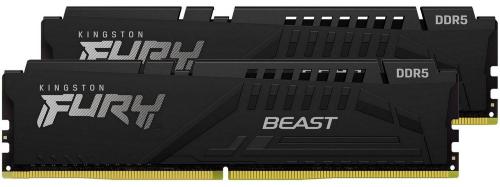 Модуль пам'яті Kingston Fury DDR5 16GB (2x8) 6000MHz Beast Black EXPO (KF560C36BBEK2-16)