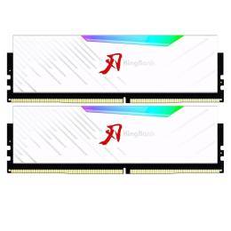 Модуль пам'яті KingBank DDR5 48Gb (2x24) 6000 MHz SharpBlade RGB White (KBSBRW640032X2) (KBSBRW600024X2) Б/в