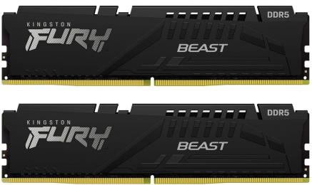 Модуль пам'яті Kingston Fury DDR5 32GB (2x16) 6400MHz Beast Black EXPO (KF564C32BBEK2-32)