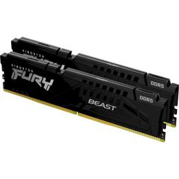 Модуль пам'яті Kingston Fury DDR5 64GB (2x32) 5600MHz Beast Black XMP 3.0 (KF556C40BBK2-64)