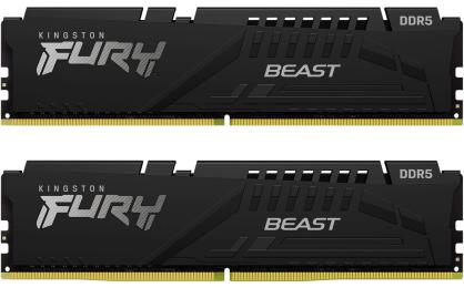 Модуль пам'яті Kingston Fury DDR5 16Gb (2x8) Beast 5600MHz (KF556C40BBK2-16)