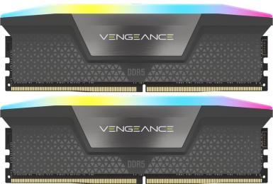 Модуль пам'яті Corsair DDR5 32GB (2x16) Vengeance 6000Mhz RGB Black AMD EXPO (CMH32GX5M2B6000Z30K)